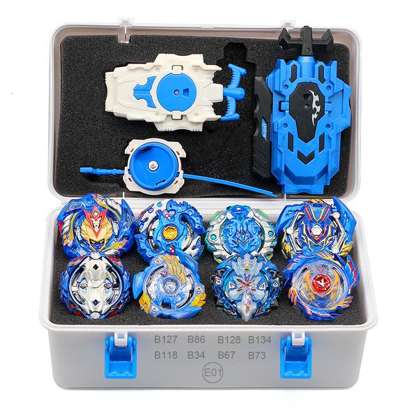 Altın Tomy Fırlatıcı ile Topaç Oyuncaklar Beyblade Patlama Alan Bayblades Bables Set Kutusu Bey Blade Oyuncaklar Çocuklar Için Metal Fusion Hediye 230625