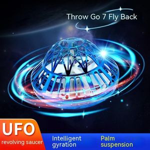 Toupie Ufo vendant une soucoupe volante gyroscopique intelligente flottante avion balle décompression jouet d'éclairage interactif 230630
