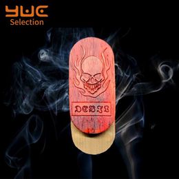 Spinning Top YUC Real Wood Push Silder Fidget Toy para niños Anti estrés y ansiedad Blackwood Descompresión Juguete Escritorio Silder 230823