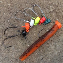 Spinpoler Ned Rigging Jig Head Worms Hooks Fishhook for Soft Lres Freshwater Micro Finesse Shroom Ned Rigs 2,8g 3,5g 4.6g 5.6g