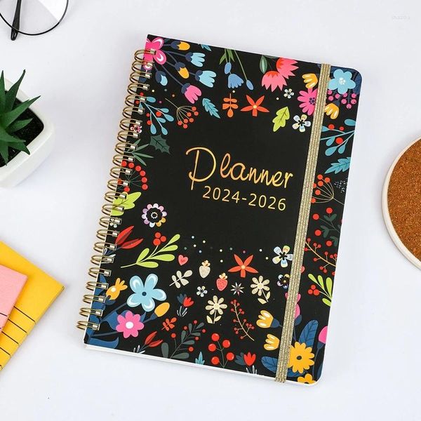 Spiral Book Coil Notebook To-Do Ando Blank Grid Paper Journal Journal Diary Sketchbook for School Supplies Stationery