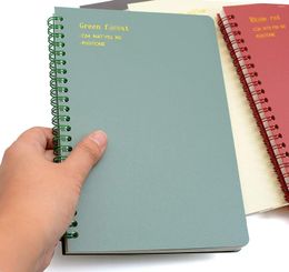 Spiraal Notebook 8.3 Inch X 5.9 A5 Dikke Plastic Hardcover 8mm Gelinieerd 80 Vellen -160 Pagina's Tijdschriften voor Studie Werk Notities