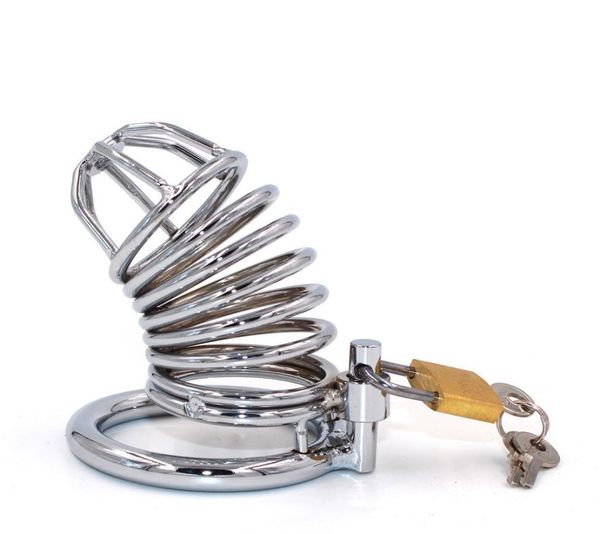 Pénis en spirale dispositif de cage coq cage métal ceinture sexe