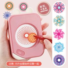 Spirograph Classic Gear Original Deluxe Art Set Enfants Drawing Toys Creative Art Craft Breinocking Gears Wheels Tool Painting Tool