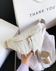 Splice pu lederen borstzak voor vrouwen 2021 mode taille tas ontwerper Fanny Pack Travel Banana Belt schouder Crossbody Bags8243736