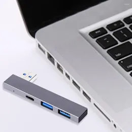 Splitter Hub amplio Compatibilidad USB Disipación de calor rápido Universal 3 en 1 Dock de expansión Transmisión de alta velocidad