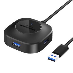 SPIRTER LEC US DISK Efficace USB 3.0HUB USB 3.0 Memory Carte SD / TF Carte Reader 3 PORTS USB USB 3.0 Hub Cable Reader U Disque