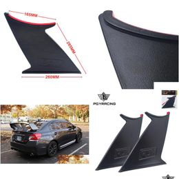 Spoiler Wing Stabilisator Voor Subaru Sti -18 Stiffi Ondersteuning Rally Met Logo Een Paar -Wss02-2 Drop Levering