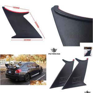 Stabilisateur d'aile de Spoiler pour Subaru Sti -18, Support rigide de rallye avec Logo, une paire-Wss02-2, livraison directe