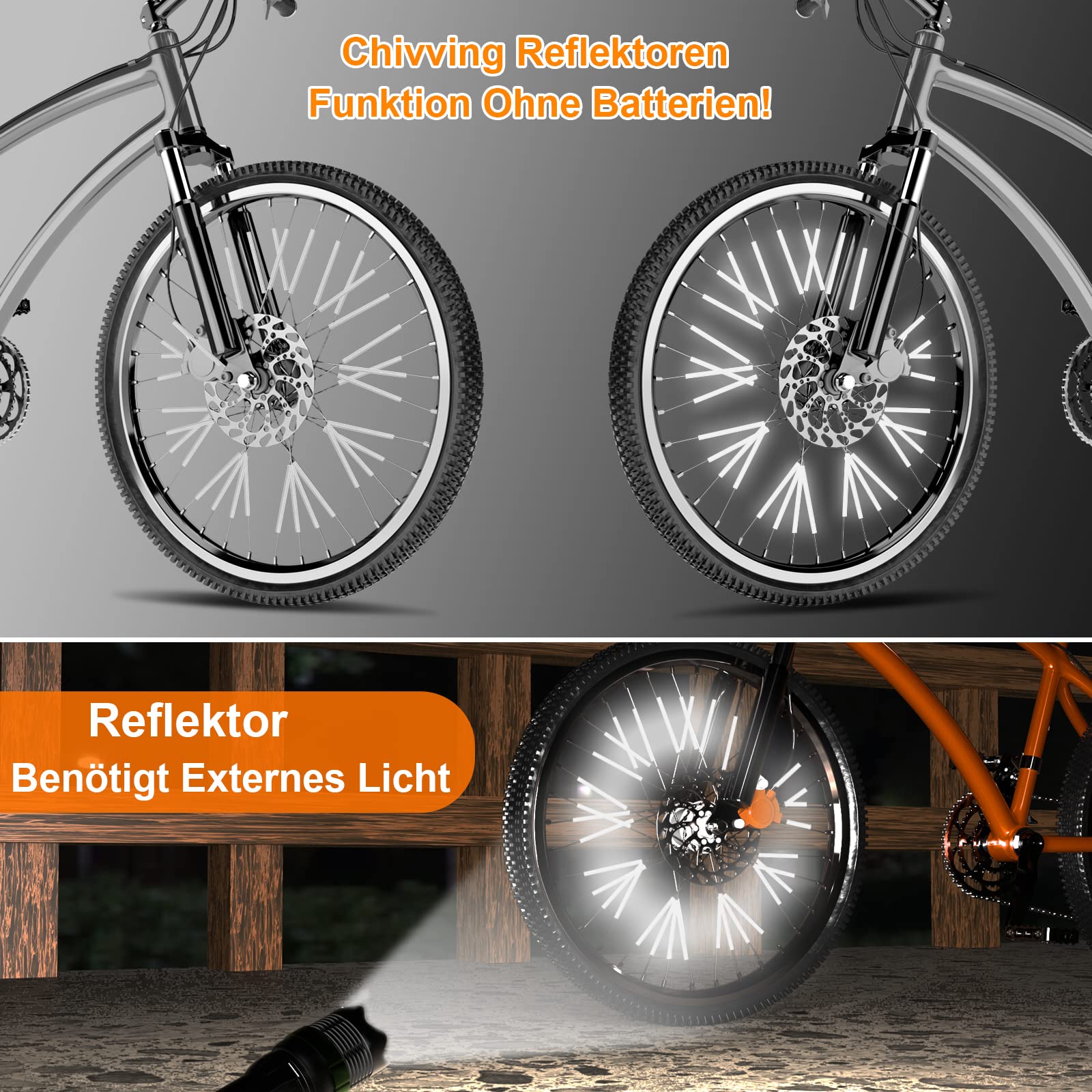 Les réflecteurs de réflecteurs à vélo de vélo de vélos de vélo de vélo de vélos à vélo