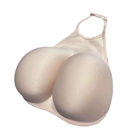 Sponge Breast Forme le coussin mammaire Concave Fake Breast Crossdressher