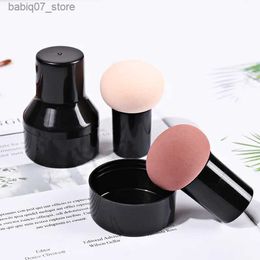 Sponzen applicators katoen 1 champignon kop cosmetisch bladerblok make -up spons poeder puff glad spons multifunctioneel droge en natheid schoonheid make -upgereedschap q240325