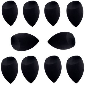 Sponzen Applicators Katoen 10 STUKS Veel Zwart Schoonheid Ei Make-up Cosmetische Puff Blender Spons Foundation Poeder Tool Make Up Accessoires 230809