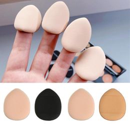 Esponjas Aplicadores Algodón 1pc Mini Esponja De Maquillaje Dedo Redondo Polvo Puff Húmedo Y Seco Sin Látex Esquina Suave Cosmético Aire Cushi4632412