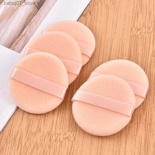 Sponges Aplicadores Cotton 5/10 Professional Round Face Powder Foundation Puff Portable Soft Cosmetics Makeup Herramientas de belleza Sponge Q240325