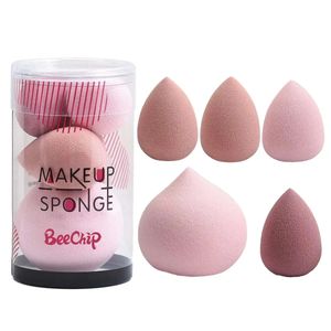 Sponzen Applicators Katoen Mini Cosmetisch Ei 5 stuks Nat en Droog Schuim voor tweeërlei gebruik Grote poederdons Make-up tools Blender 231115