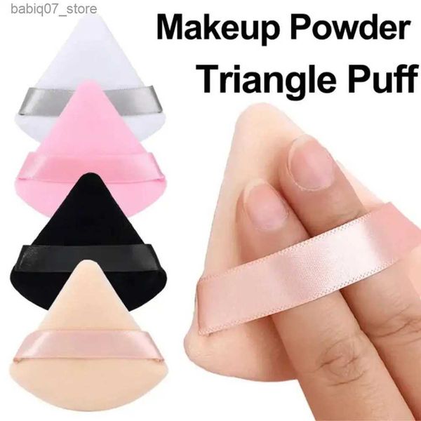 Éponges Applicateurs Coton Nouveau Velours Rose Puff Pizza Poudre Mini Visage Doux Éponge De Maquillage De Base Outil De Maquillage Du Visage Q240325