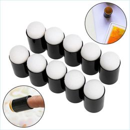 Sponzen applicators katoen sponzen applicators katoen 10stcs make -up vinger spons das voor verf inkt kussen stam chalk reborn kunst gereedschap dhfkv