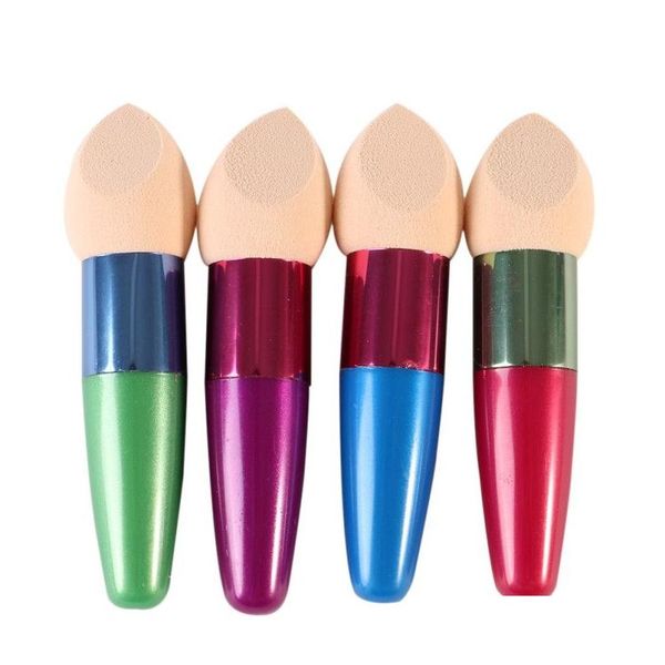 Éponges Applicateurs Coton Vente en gros - Fond de teint crème Maquillage Pinceaux de maquillage cosmétique Brosse éponge liquide Couleur en option S1 Y6 Drop D Oteyt