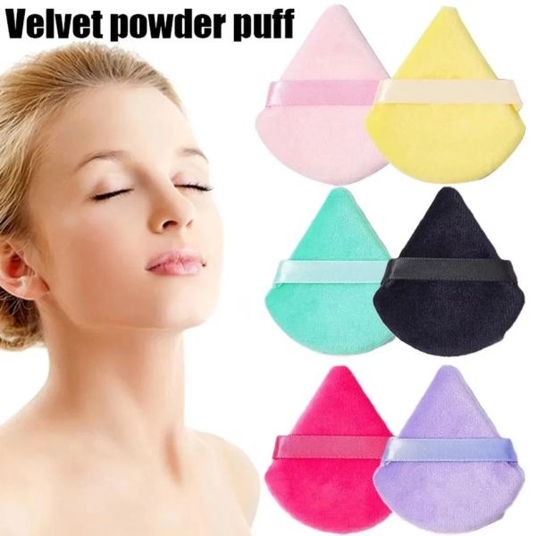 Esponjas en polvo Beauty Puff Soft Face Triangle Makeup Puffs para polvos sueltos Cosméticos corporales al por mayor FY4053