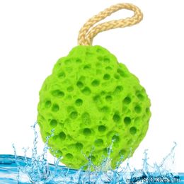 Esponjas Estropajos 100 piezas Esponja natural Ducha Baño Bola Malla Cepillos Esponjas Cuerpo Wisp Cepillo seco Exfoliación Equipo de limpieza 231012