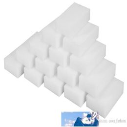 Éponges Éponge White Magic Eraser Élimine les débris d'écume de savon de saleté de tous les types de surfaces Éponge de nettoyage universelle268K