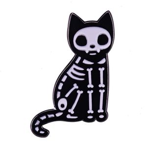 Broche à rayons X Skelettique Scooky Broche de rayons X Halloween Punk Emo vibrations