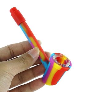 Lepel Handheld Mini Pipe Roker Accessoires Olierecht Bong Pipes 3.9 '' Long Smoking Bubber Sigarette Houder