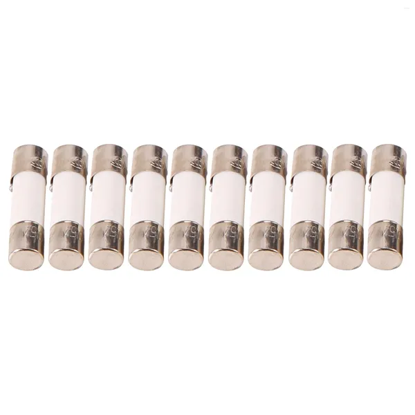 Cucharas 10pcs 250V 0.5A 500mA Fusibles de cerámica de soplado rápido Tubos 5 mm x 20 mm