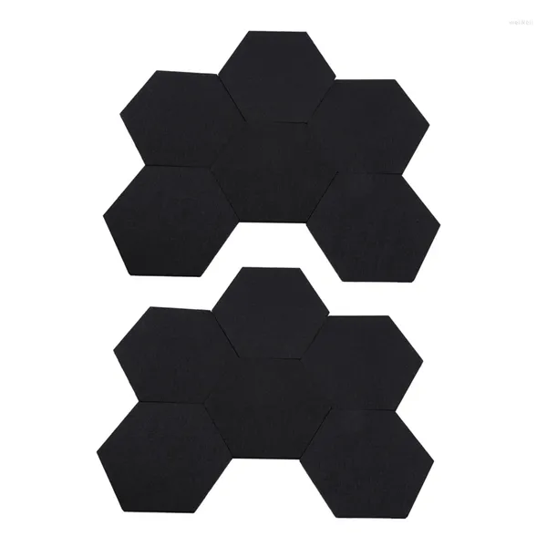 Lot de 12 cuillères en feutre pour tableau mémo, avis décoratif, bulletin hexagonal, carreaux de liège, décoration murale