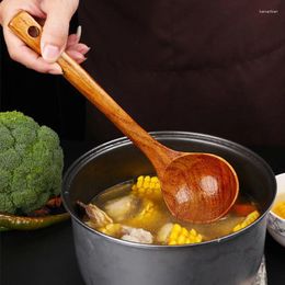 Cuillères 1pc vaisselle en bois naturel cuillère passoire spéciale Nano soupe écumoire cuisson en bois cuisine outil Kit