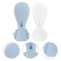 Cuillères 2 pcs bébé pour tout-petit du sac d'entraînement des tout-petits tout-petits alimentations de la vaisselle poche poche silicone grade