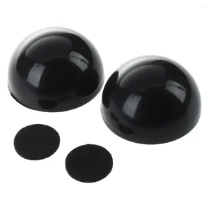 Cuillères 2 pièces ordinateur portable noir antidérapant Cool Ball refroidisseur support Pad