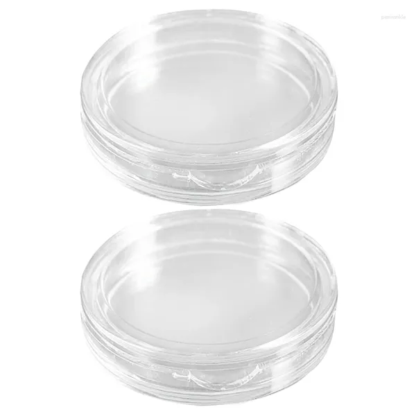 Cuillères 20 pcs en plastique transparent petite boîte à boîte ronde 10 18 mm 20 mm