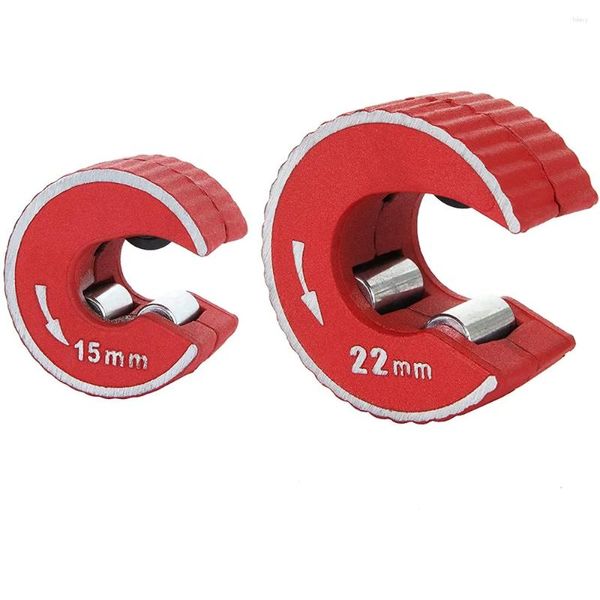 Cucharas 2pcs 15 mm 22 mm Cutador de cobre Mini Tubo de aleación de zinc herramienta para cortar tuberías de aluminio