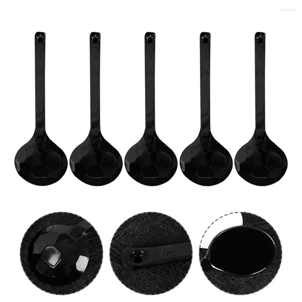 Cuillères 5 pcs assaisonnement en pot Spoon sauce bouillie riz farine de restauration