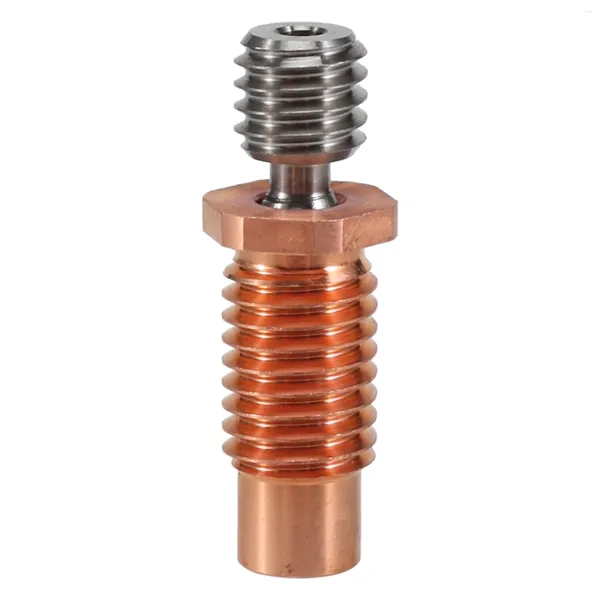 Cuillères tout en métal bi-métal V6-TCrazy, buse d'imprimante 3D en titane et cuivre, gorge bimétallique pour chauffage d'extrémité V6 de 1.75mm