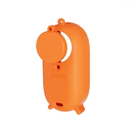 Spoons BRDRC Funda protectora de silicona para Insta 360 GO 3 Funda para cámara Funda a prueba de polvo GO3 Accesorios Naranja