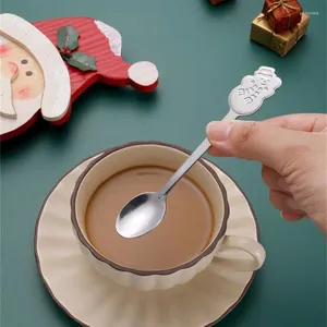 Cucharas de café cucharas de alta calidad con postre de alta calidad que vende gadgets de cocina utensilios de Navidad festivos