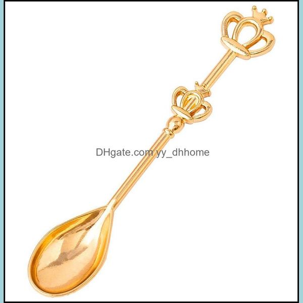 Cuillères Couronne Café Cuillère Partys Vaisselle Fête De Vacances Petit Cadeau De Mariage Cadeaux Pratiques Drop Livraison Maison Jardin Cuisine Dhonb