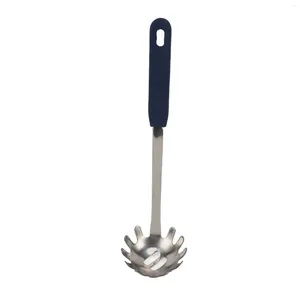 Cuillères Cuisine Spaghetti Rake Multi fonctionnelle Anti Stick Cooking Tool 304 Pasta en acier inoxydable Fork For Kitchen Spoon Server