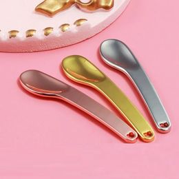 Cuillères Spatule cosmétique incurvée Scoops Masque de maquillage Spatules Cuillère à crème pour le visage pour le mélange et l'échantillonnage