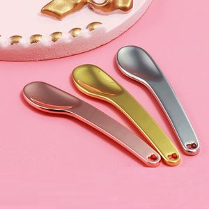 Cuillères Spatule cosmétique incurvée Scoops Masque de maquillage Spatules Cuillère à crème pour le visage pour le mélange et l'échantillonnage RRE15210