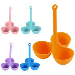 Cuillères porte-œufs à vapeur, cuiseur en Silicone résistant aux hautes températures, accessoires de cuisine, support à vapeur pour faire bouillir et braconner les œufs, ustensiles de cuisine