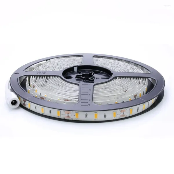 Cuillères flexibles 5M DC 12V 36W SMD 2835x300 LED IP20 blanc chaud (3000K) bandes lumineuses LED