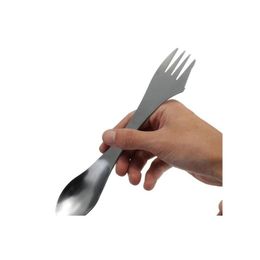 Cucharas Tenedor Cuchara Spork 3 en 1 Vajilla Cubiertos de acero inoxidable Utensilio Combo Cocina Picnic al aire libre Cuchara / Cuchillo / Tenedor Set Sn1771 Dr Dhczc