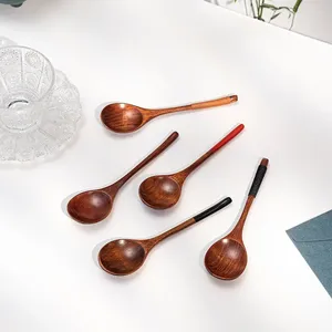 Cucharadas de café de la cuchara de madera de la cucharada de la cuchara de madera para ajustar los Estados Unidos pequeños