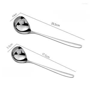 Cuillères de cuisine louche en acier inoxydable Rice Service Spoon for Buffet Home Ustensiles Long Pandage Grand Couvrerie