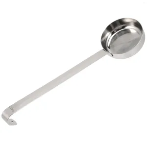 Cuillères à Sauce à Pizza en métal, louche à tartiner en acier inoxydable, cuisson Durable, mesure de cuisine