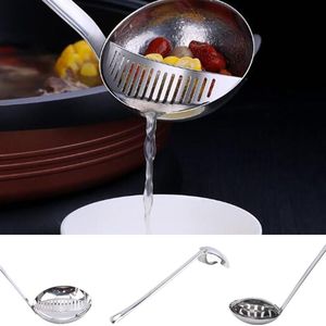 Spoons Multifunctional Colander Set Cooking Spoon Strainer Stainless Steel Pot Soup Kitchen Restaurant Supplies